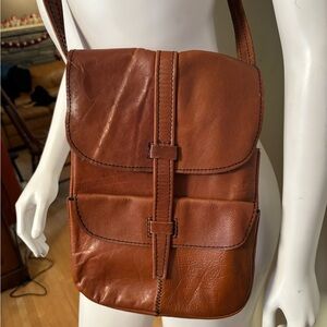 Leather Crossbody Bag - made in Columbia - unisex